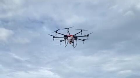 Drone spray in Brazil
